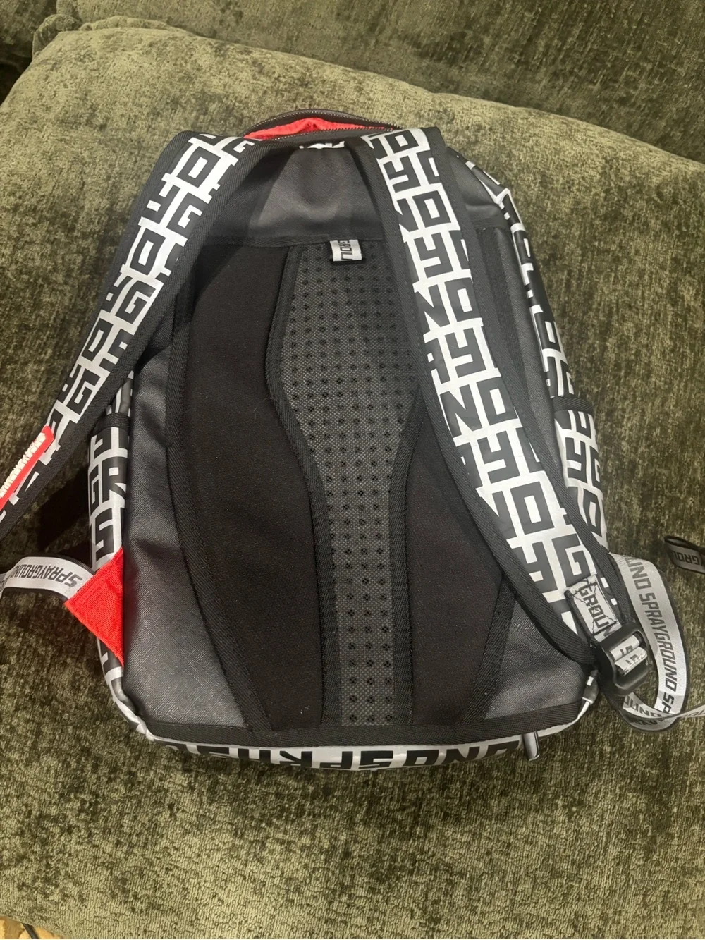 Sprayground Limited Edition Infiniti 3M Backpack Black/Gray Graffiti Pre-Owned